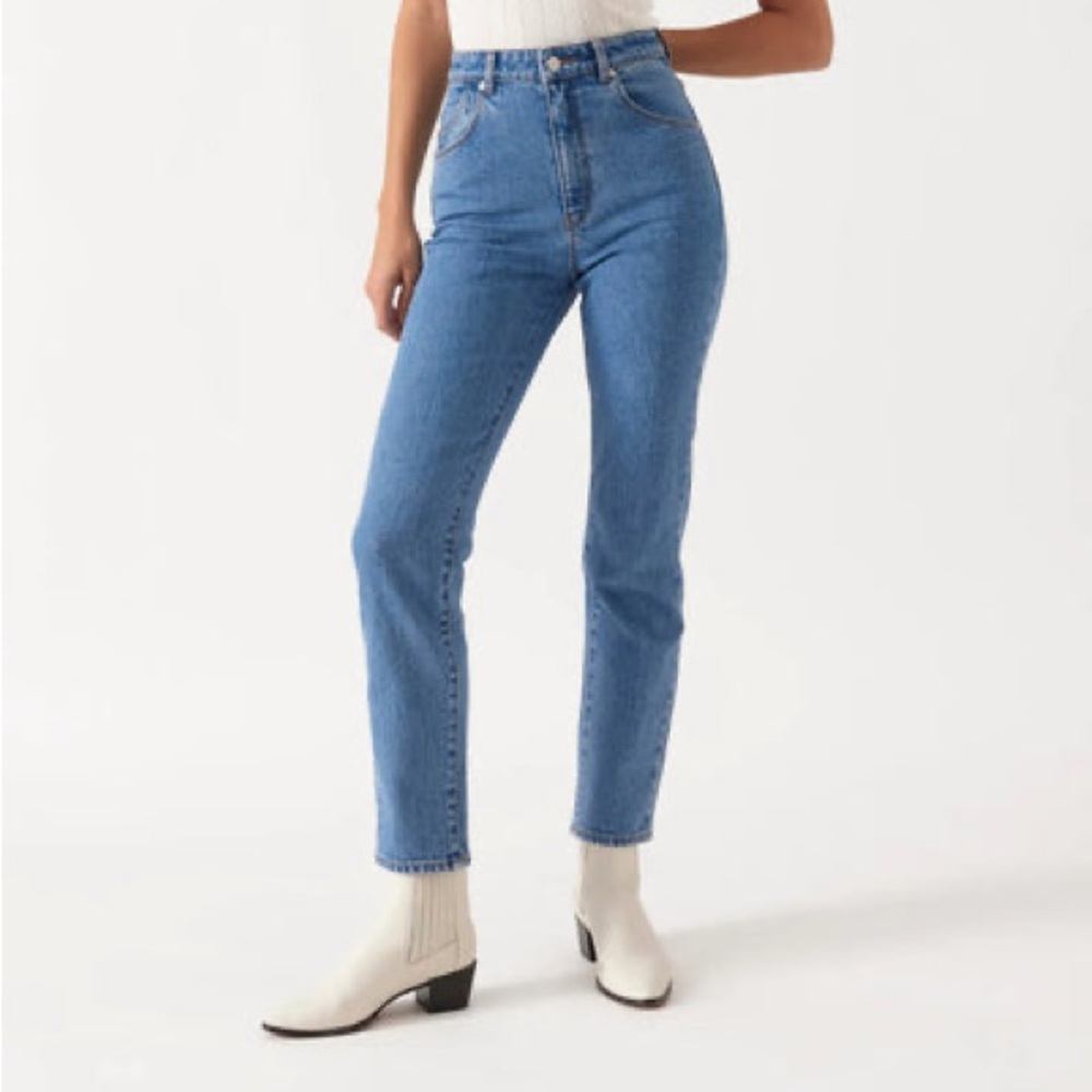 ROLLA’S Dusters Slim Straight in Cindy Blue - size 27
